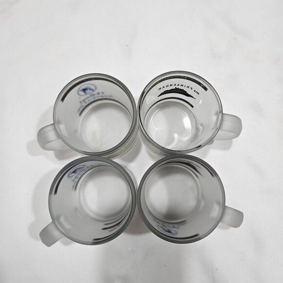 Holland America Line Frosted Glass Mugs - Statendam Zaandam Prinsendam Rotterdam - Picture 9 of 11